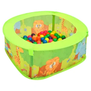 Ballenbak met 50 ballen – 75 × 75 cm